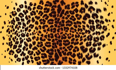 Realistic vector leopard texture. vector jaguar skin pattern. Colored leopard skin background. vector leopard  skin texture. Wild  Jaguar  trendy pattern. Cartoon exotic  leopard lady trend spots .