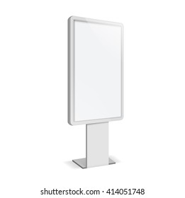 Realistic vector light box template vector design