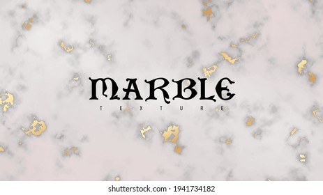 Realistic vector luxury marble gold texture. Marbling texture pastel pink design for banner, invitation, headers print ads, packaging design template. Vector illustration. Isolated on white background