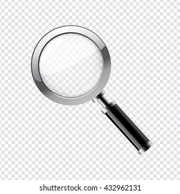 Magnifying Glass Vector Illustration Magnify Zoom Stock Vector (Royalty ...