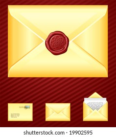 realistic vector mail icons, see also image ID: 19902601