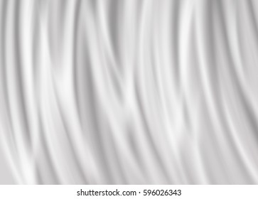 Realistic vector milk or yogurt waves background illustration