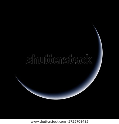 Realistic vector moon on an isolated transparent background. Moon vector png. Dark night with vector real moon