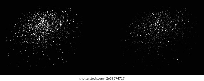 Realistic vector new year snowflakes snow background design