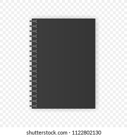 Realistic vector notebook set