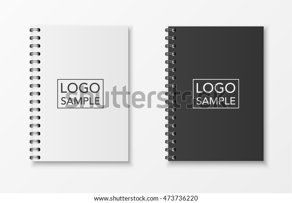 Realistic vector notebook
set