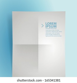 Realistic vector paper background.