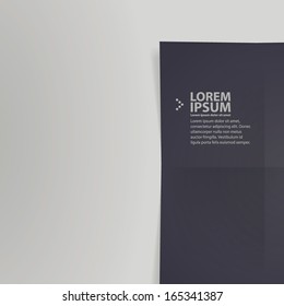 Realistic vector paper background.