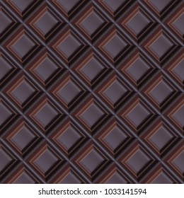 Realistic Vector Pattern Chocolate