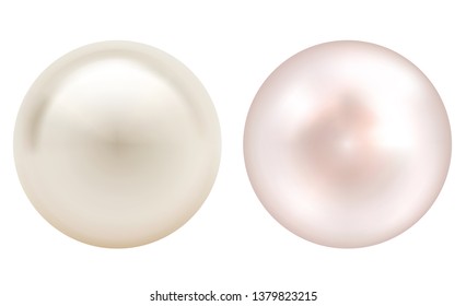 Realistic vector pearls