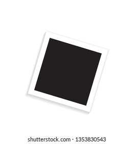 Realistic vector photo frame