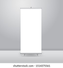 Gráfica vectorial realista de montaje de banner Montaje de diseño Ilustración