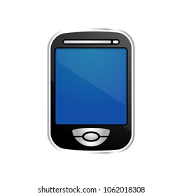 realistic vector smart phones isolated on white background
