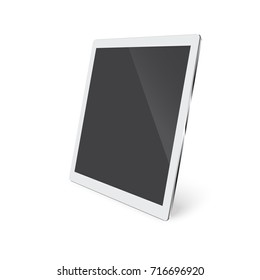 Realistic vector Smartphone or tablet isolated on white background.  Mock up with blank touch screen. vector design.