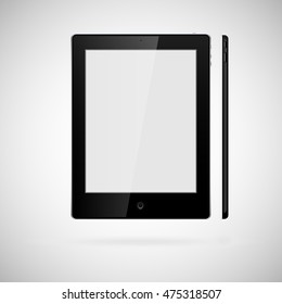 Realistic vector tablet on white background.Mockup for your design