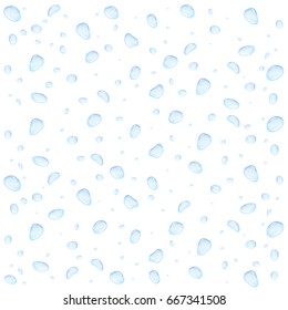 Realistic vector water drops