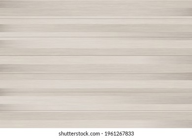 Realistic vector wood table background. Top view isolated wooden floor. Old white wood texture with stripes. Mock-up with pine texture for advertisement. Vector illustration EPS10