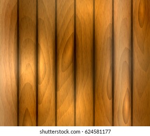 Realistic vector wooden texture in brown scale color