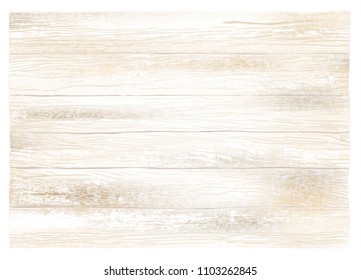 Realistic vector wooden weathered white background. Highly detailed, photorealistic. Hand drawn without trace.