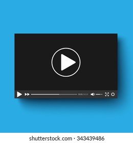 Realistic Video Player With Shadow