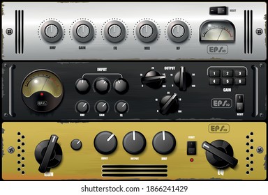 Realistic virtual equalizers and compressors. Vector