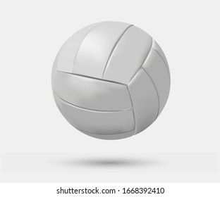 Realistic volleyball ball. Vector graphics