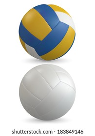 Realistic volleyball.Vector eps10