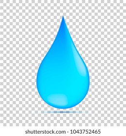 Realistic water drop