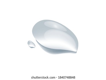 realistic water drop vectors isolated on white background ep57
