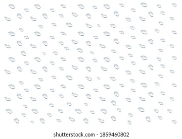 realistic water drop vectors isolated on white background ep63