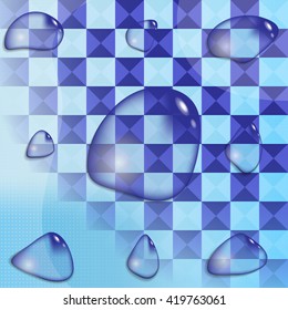 Realistic water droplets