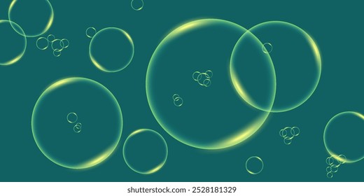 Realistic water droplets on the transparent window. Vector