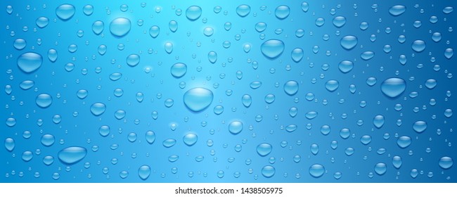 Blue Water Droplets Hd Stock Images Shutterstock