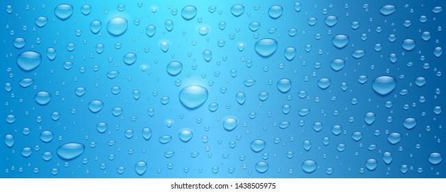 Blue Water Droplets High Res Stock Images Shutterstock