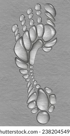 Realistic water drops. Vector illustration. Sketch for creativity.