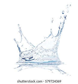 Realistic Water Splash. Vector Illustration.