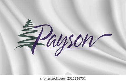 Bandeira de Payson, fundo do vetor do Arizona.