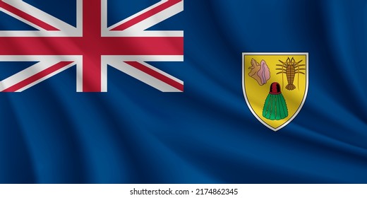 Turks and Caicos flag Royalty Free Stock SVG Vector