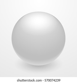 Vector 3d Sphere Realistic Glossy 3d Stock Vector (Royalty Free) 1909271563