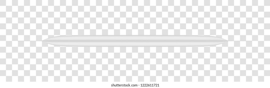 Realistic white blank template packaging sugar stick. Food packing coffee, salt, sugar, pepper, spices. Template for mock up your design. Vector eps10.
