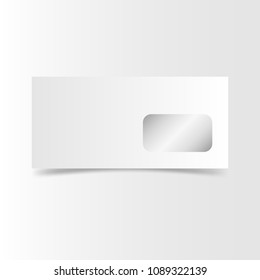 envelope 3 d vector realistic ad mockup stock vector royalty free