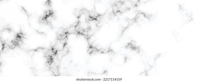 realistic white marble texture banner with black spots vector