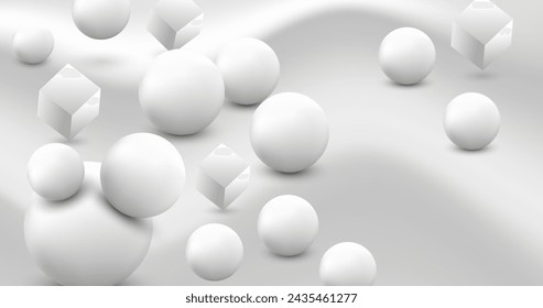 Realistic white monochrome background vector design in eps 10