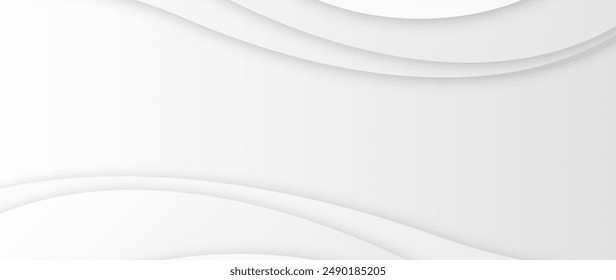 Realistic white monochrome background vector design in eps 10