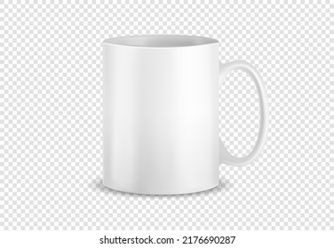 Realistic White Mug Vector Format Stock Vector (Royalty Free ...