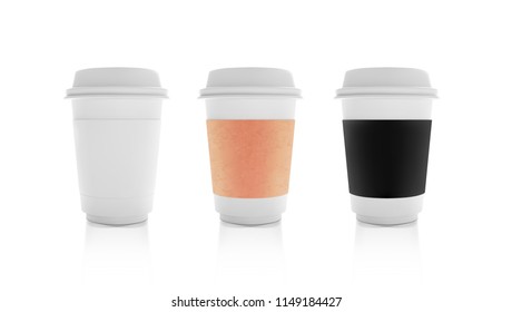 Design Concept Mockup Coffee Cup Set Stock Photo (Edit Now) 465803402