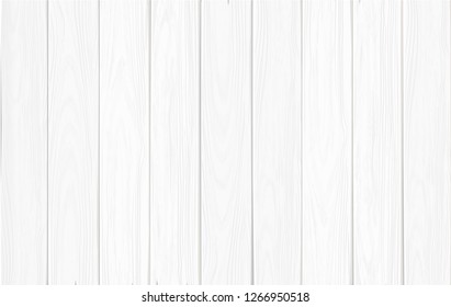 Realistic white wooden background: vertical narrow planks. Hand drawn, no trace.