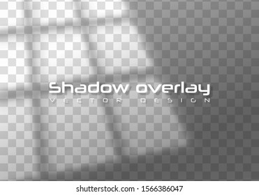 Realistic window light and shadow. Shadows, overlay effects mock up. Photo-realistic Vector illustration.
Blank white background for design. 