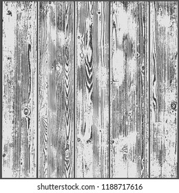 Realistic wood board. Natural Wooden Background . Grunge vector texture.