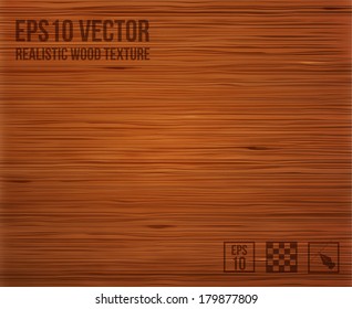 Realistic wood texture.